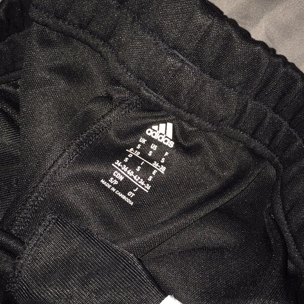 Adidas Black & White Sweatpants - Picture 2 of 5